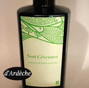 huile d'olive fruité vert Ardèche Bio