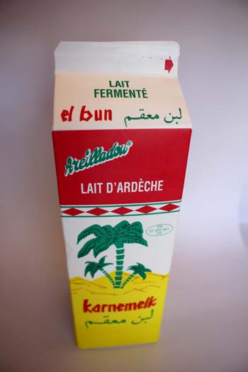 lait fermenté d'Ardèche