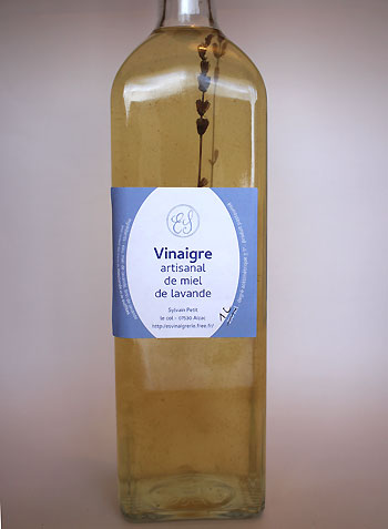 vinaigre artisanal de miel de lavande d'Ardèche